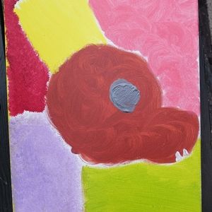 Self-made acrylic painting